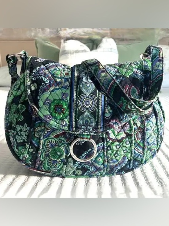 Vera Bradley Handbags - Vera Bradley Saddle Up in Blue Rhapsody